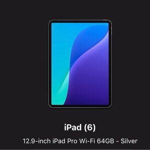 Apple iPad Pro 12.9-inch Wi-Fi 64GB - Silver